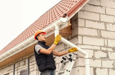 Pose et remplacement de gouttières à Weyersheim